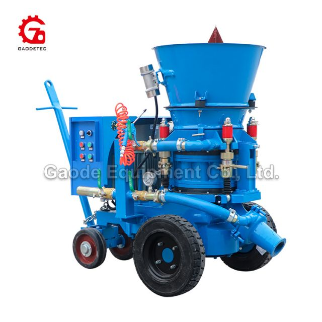GAODETEC GZ-3ER Low Dust High-Performance Refractory Gunning Machine For Dry-mix & Concrete Shotcret